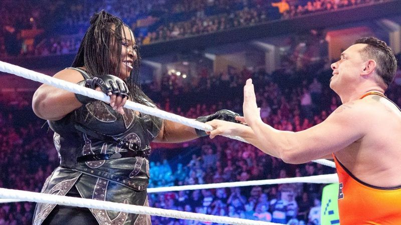 Kharma entered the Royal Rumble in 2012 but was eliminated by Dolph Ziggler