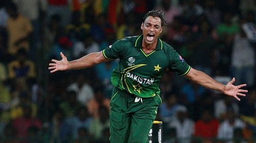 Image result for Shoaib Akhtar 3 wickets in 1 over