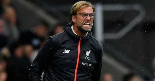 Klopp is surely not a happy man after seeing Liverpool's defence collapse so often