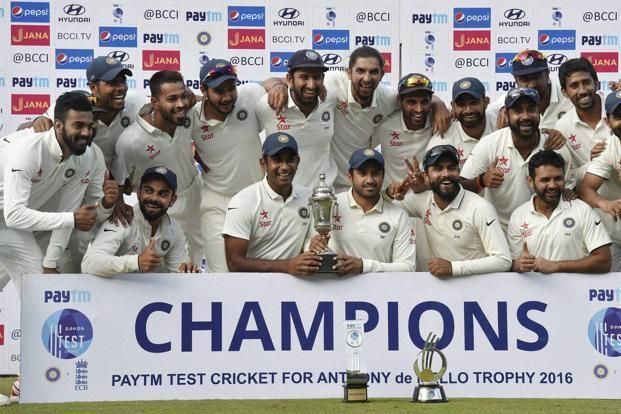 India the No.1 test team in the world