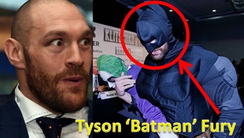 Tyson Fury once famously cut a promo as Batman; hyping his Heavyweight Championship match against Wladimir Klitschko