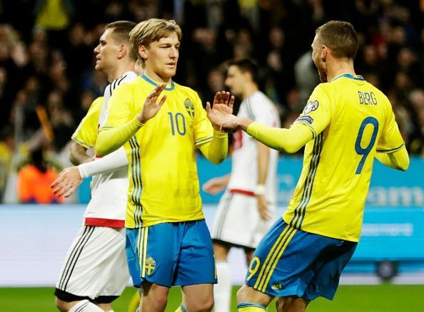 Emil Forsberg Marcus Berg Sweden