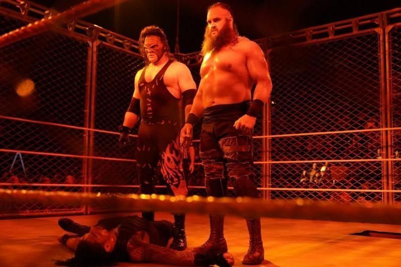 Is Kane finished with Braun Strowman yet?