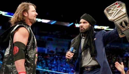 AJ Styles vs. Jinder Mahal