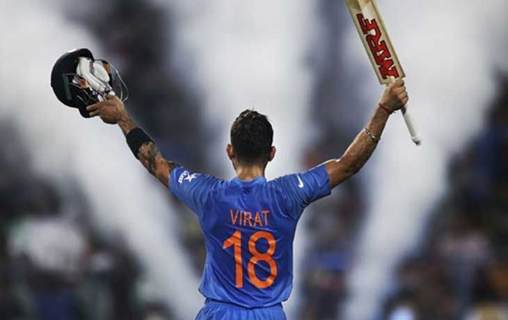 The number &#039;18&#039; has become synonymous with Kohli