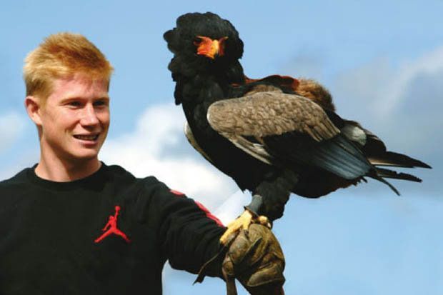 Kevin De Bruyne is the ambassador of Weltvogelpark bird sanctuary