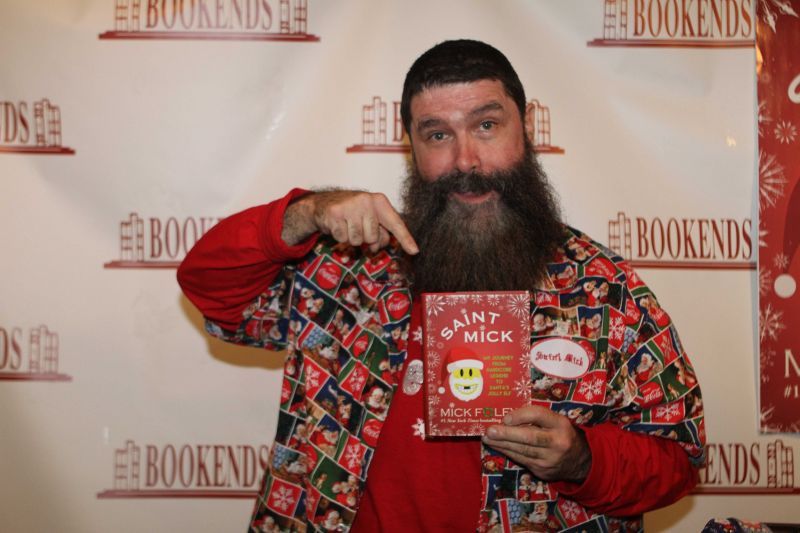 Mick Foley with his Christmas release