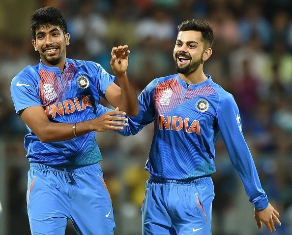 Kohli and Bumrah continued to stay atop the batting and bowling charts respectively