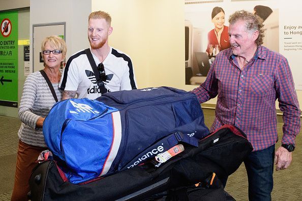 Ben Stokes New Zealand Airport Arrival