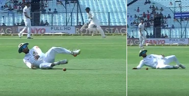 Chandimal dived when he was nowhere near the ball