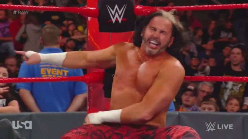 Matt Hardy shouted 