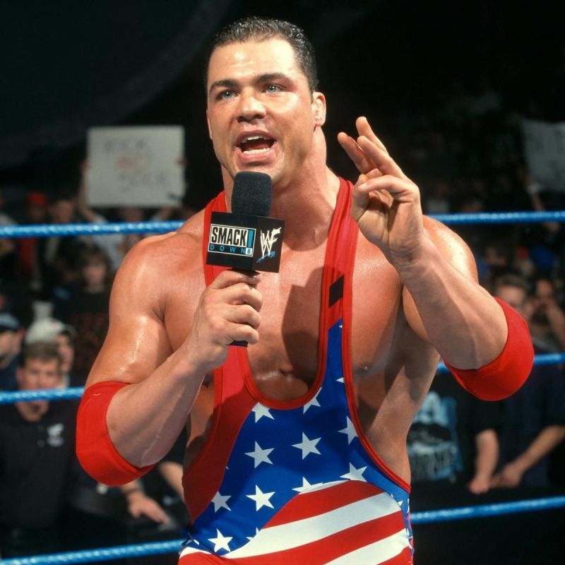 Few men would dare square off with Brock Lesnar in real life. Kurt Angle did so and won.