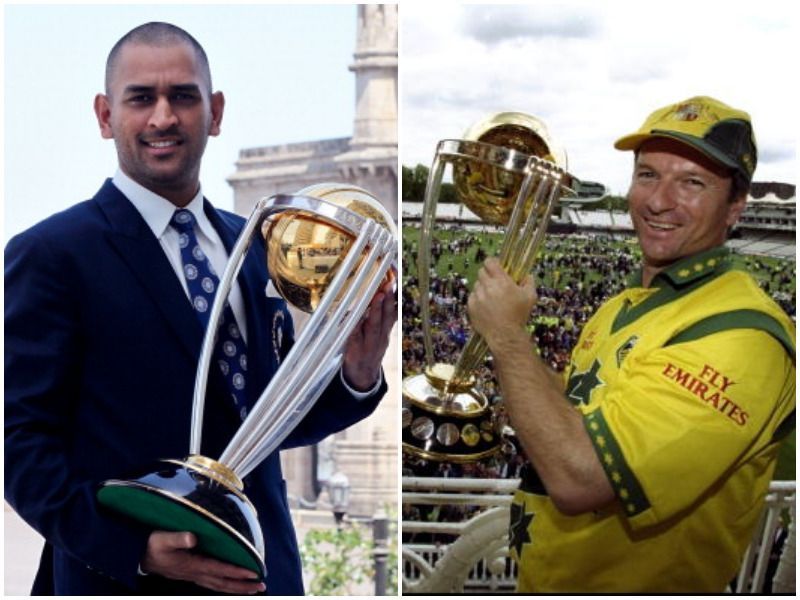 Image result for ms dhoni and steve waugh hd images