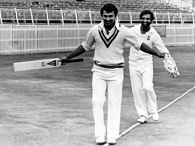 Sunil Gavaskar and Gundappa Vishwanath