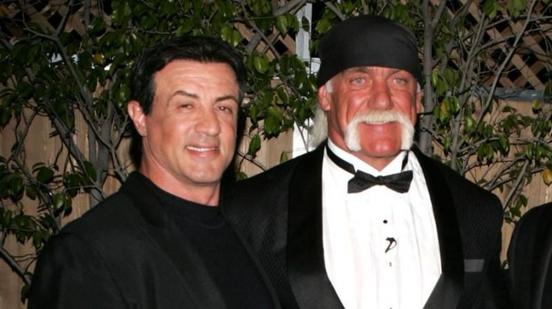 Hulk Hogan with Sylvester Stallone