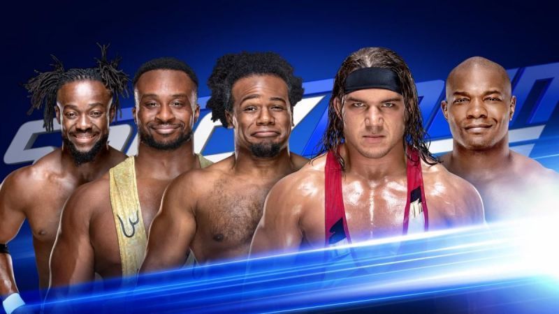 Shelton Benjamin and Chad Gable vs. the New Day