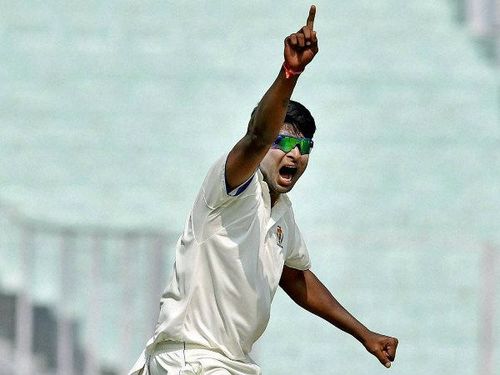 Gowtham picked up seven wickets as Karnataka thrashed Railways