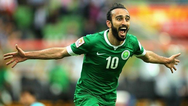 Saudi Arabia striker Mohammad Al-Sahlawi is the top scorer of the Asian region