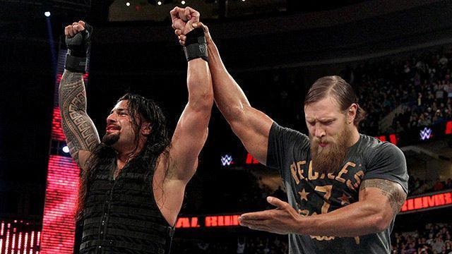 Roman Reigns and Daniel Bryan