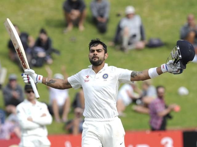 Image result for Kohli 105* vs New Zealand &acirc; Wellington (2014)