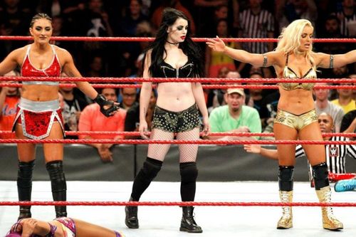 Paige, Sonya Deville, and Mandy Leon have now formed the WWE's newest faction