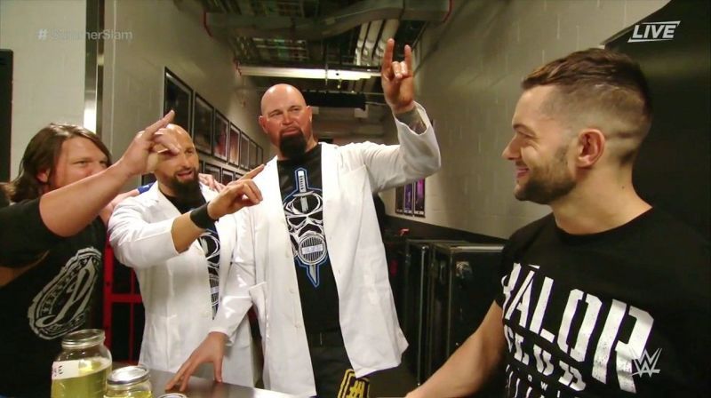 Finn Balor, AJ Styles, Karl Anderson, and Luke Gallows were previously associated with the Bullet Club