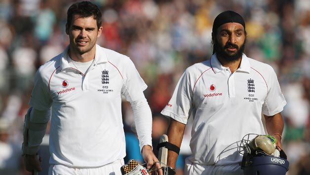 Image result for Monty Panesar and James Anderson (1st Test - 2009 ashes)