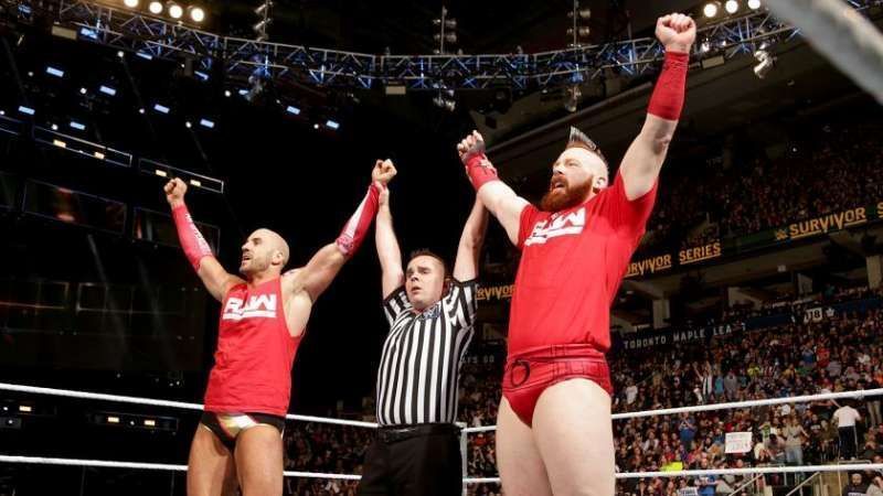 Cesaro and Sheamus could chalk up a win for Raw on Sunday night 