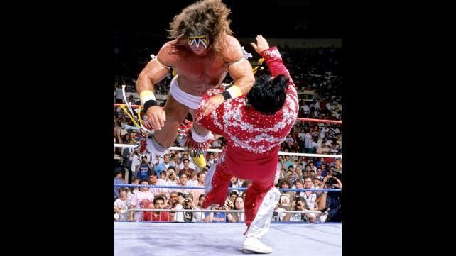 Warrior vs. Honky Tonk Man.