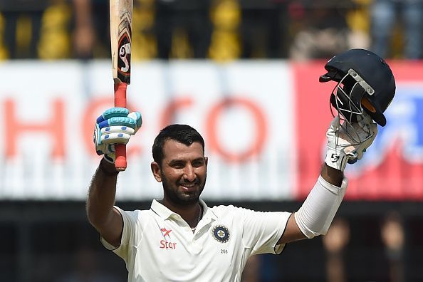 Pujara continued to pile on the runs in 2017
