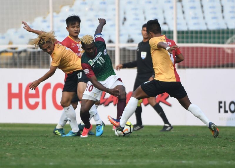The Mohun Bagan forwards have been ppor on the day. (Photo: I-League)