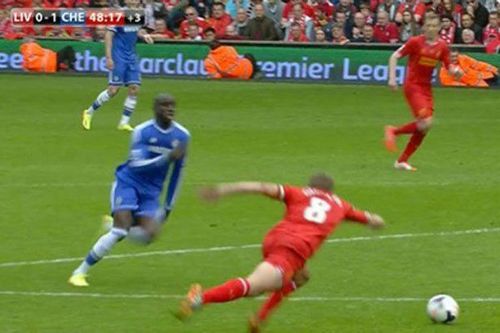 Steven Gerrard's slip against Chelsea will always be remembered