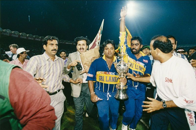 Sri Lanka lift the World Cup