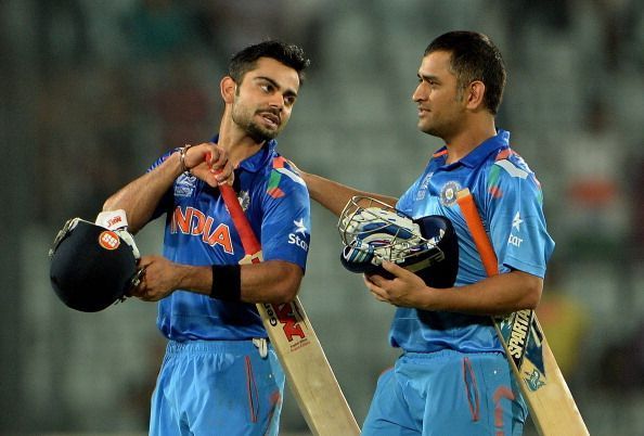 MS Dhoni Virat Kohli India Cricket