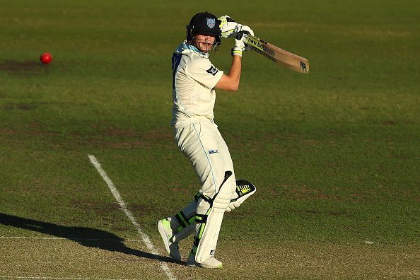 Steve Smith in action for New South Wales