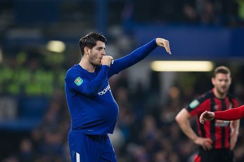 Morata scored a stoppage time winner to crush Bournemouth's hopes