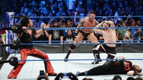 Nakamura and Orton attacking Owens and Zayn ended the night 