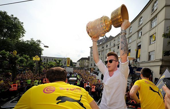 Borussia Dortmund Celebrates Winning The DFB Cup 2017