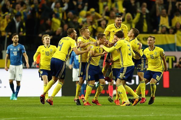 Sweden v Italy - FIFA 2018 World Cup Qualifier Play-Off: First Leg