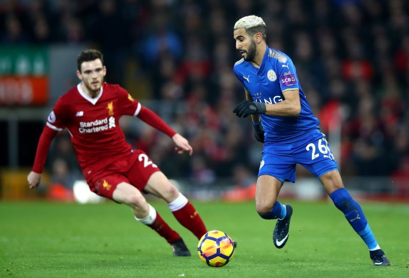 Mahrez is linked with a move away from Leicester in January