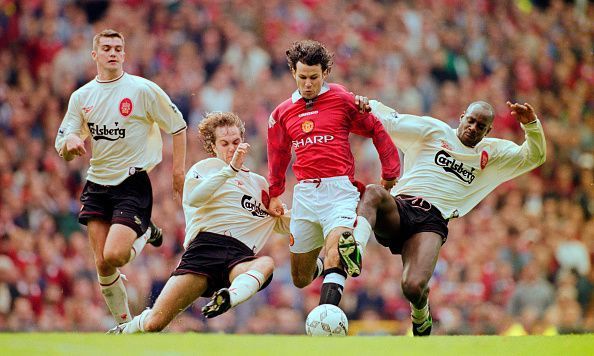 Ryan Giggs Manchester United v Liverpool  Premier League 1996