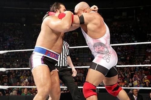 Rusev and Ryback took each other on, outside the ring this time!