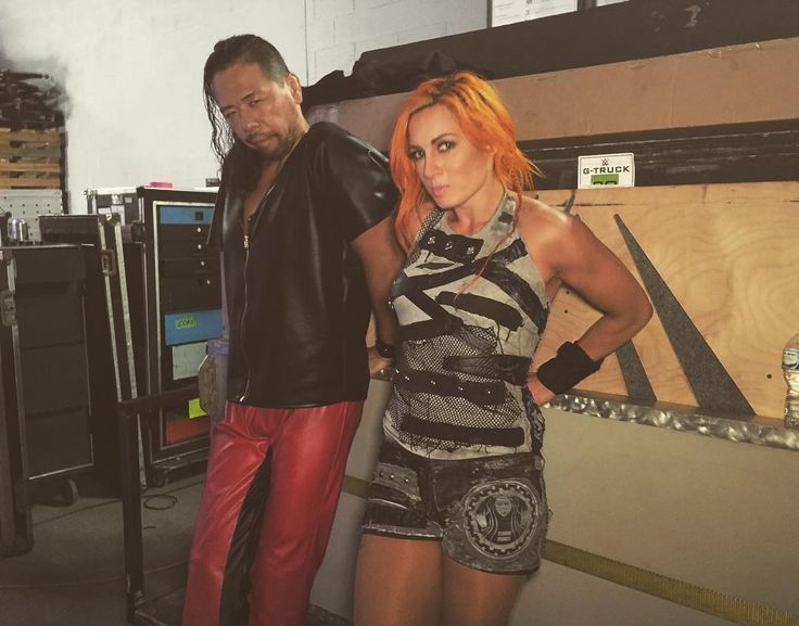 Shinsuke Nakamura and Becky Lynch Mixed Match Challenge