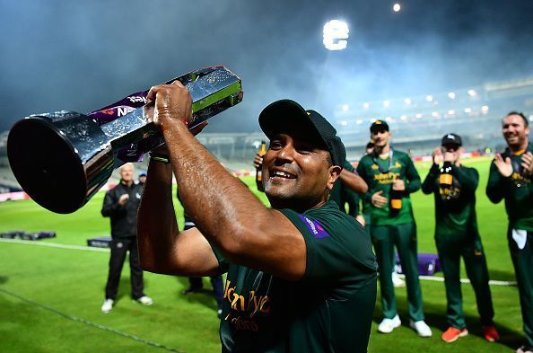 Patel helped his side win the NatWest T20 Blast this year