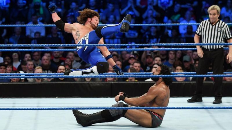 AJ Styles and Jinder Mahal had a WWE Championship match after SmackDown Live went off the air