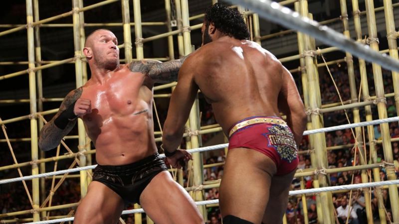 Jinder Mahal vs. Randy Orton Punjabi Prison Battleground