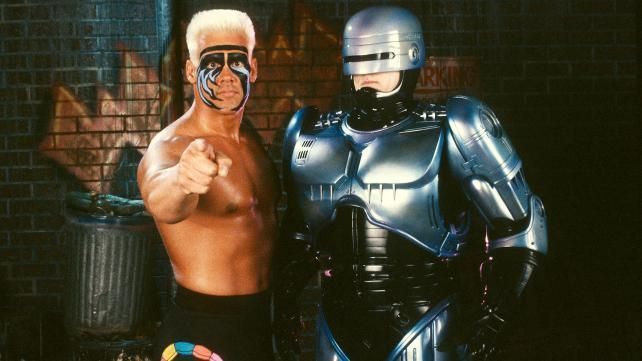 Yes, Sting really did team up with Robocop!