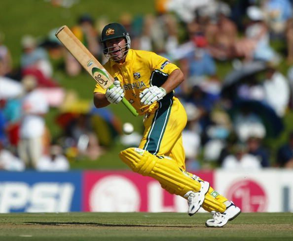 Ricky Ponting of Australia making a run