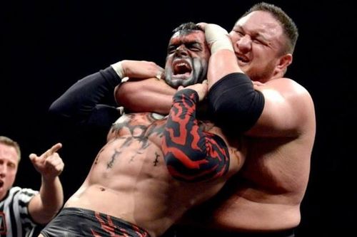 Image result for wwe samoa joe and finn balor