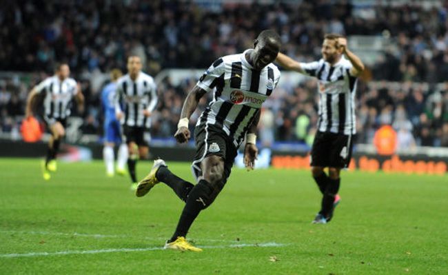 Sissoko celebrates after scoring the winner